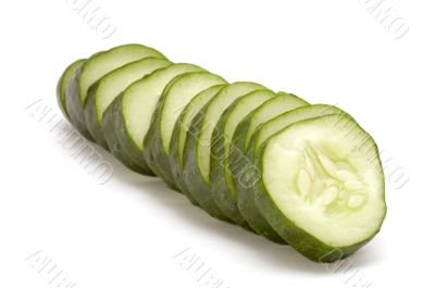 cutting cucumber