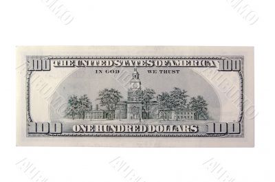 The Back of a One Hundred Dollar Bill