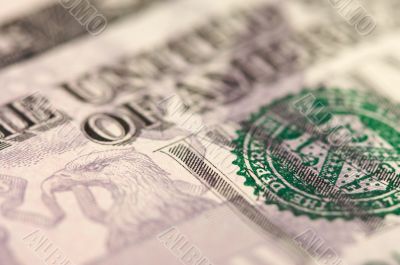 Abstract Five Dollar Bill Abstract Five Dollar Bill