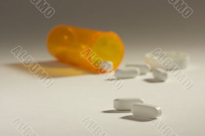 Pills and Fallen Bottle