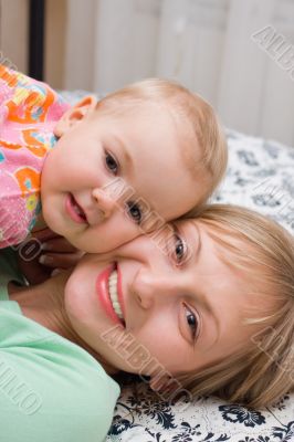 Happiness of motherhood