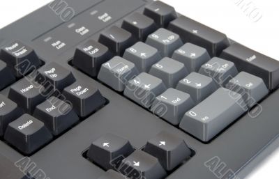 Computer keyboard close-up Computer keyboard close-up