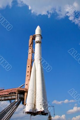 Soviet union rocket `Vostok`