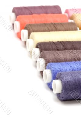 cotton rolls close up