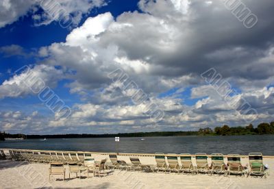 Beach, Sky and Lake