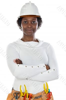 African american woman worker