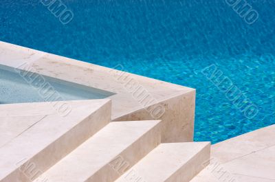 Custom Luxury Pool and Steps