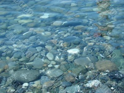 Transparent sea water