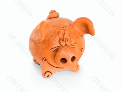 Clay funny piggie