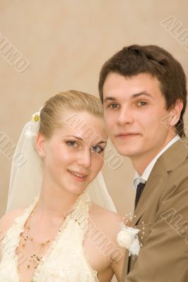 Newly-married couple Newly-married couple