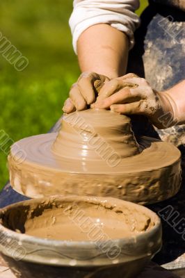Potters hands Potters hands