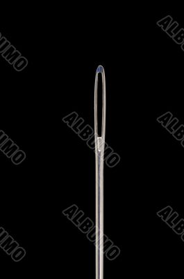 needle on black