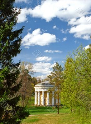 Beautiful classical rotunda in the park