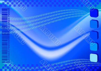 Abstract blue background