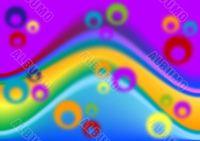 Rainbow abstract background