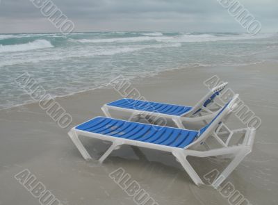 beach chairs