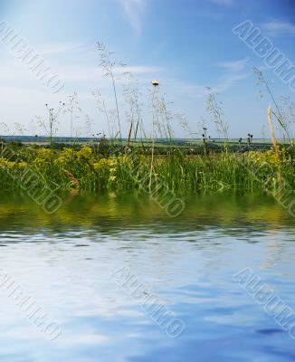 Reflection in a beautiful lake