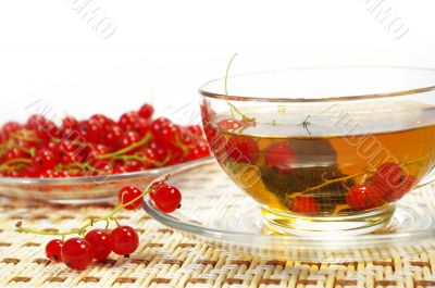 Red currant and herbal tea