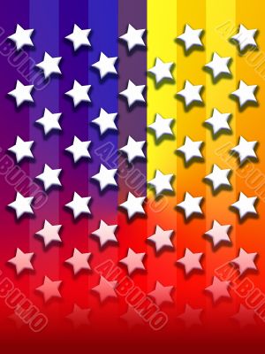 Primary Rainbow stars &amp; stripe