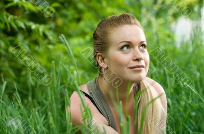 woman in the park