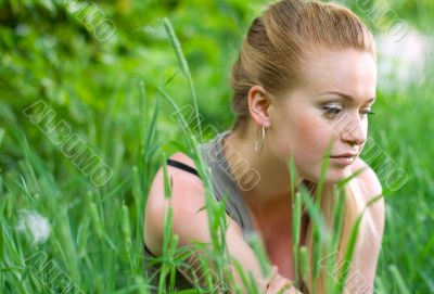 woman in the park