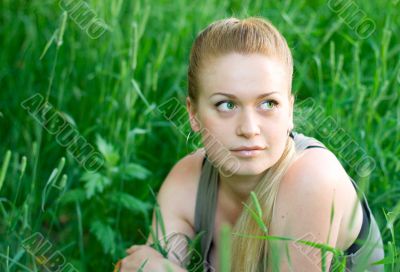 woman in the park