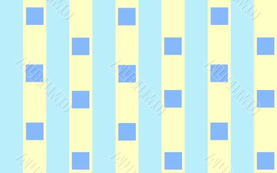 Blue squares on stripes