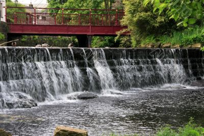 Waterfall on River Colne Marsden Waterfall on River Colne Marsden