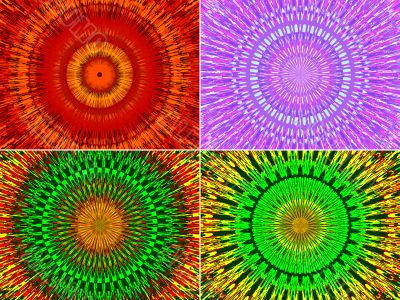 Beautiful abstract fractal flowers Beautiful abstract fractal flowers