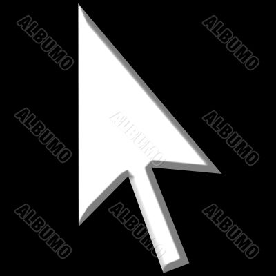 3D White Pointer