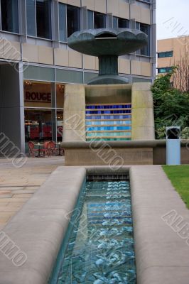 Feature in Peace Gardens Sheffield