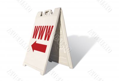 WWW Tent Sign