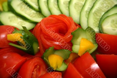 Vegetables for salad Vegetables for salad