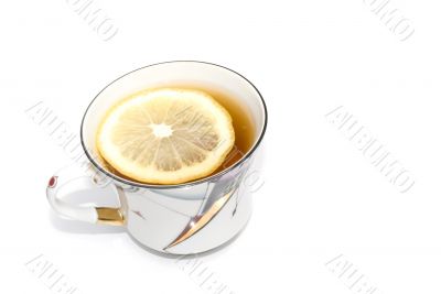 Black tea with lemon