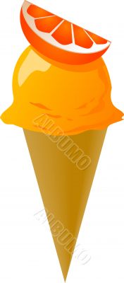 Fancy decorated ice cream Fancy decorated ice cream