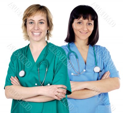 Two doctor women Two doctor women