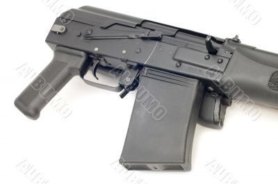 hunting rifle close up