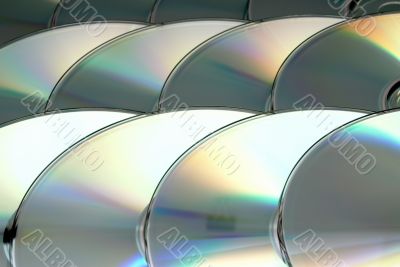 Background from CD disks