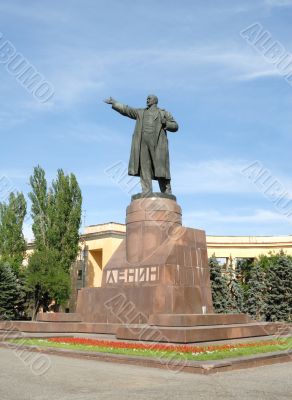 Russia. Volgograd. A monument to Lenin.