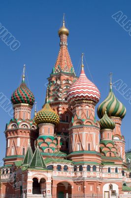 Saint Basil`s Cathedral Church in Moscow Saint Basil`s Cathedral Church in Moscow