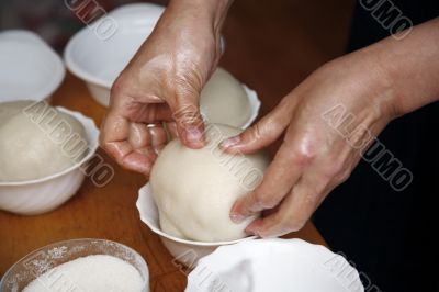 Bread from a rice flour Bread from a rice flour