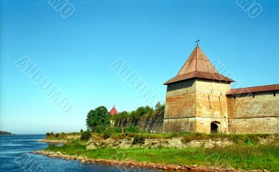 Ancient fortress near the river