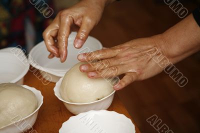 Bread from a rice flour Bread from a rice flour