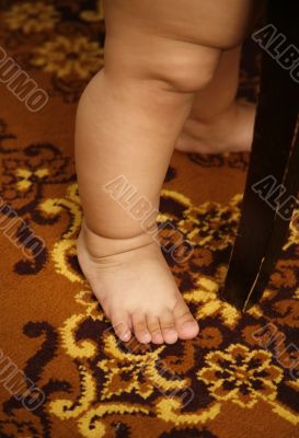 Legs of the child Legs of the child