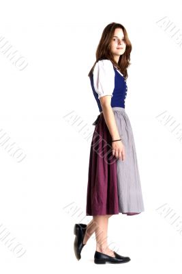 woman in dirndl woman in dirndl