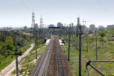 Russia. Volgograd. Tracks. Russia. Volgograd. Tracks.