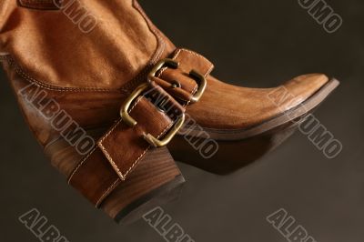 Boot of the cowboy Boot of the cowboy