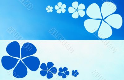 background flower blue double background flower blue double