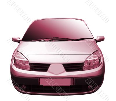 Car  isolated on white