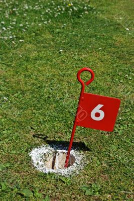 Six pin and shadow Six pin and shadow